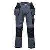 Portwest T602 PW3 Holster Work Trousers - Zoom Grey/Black