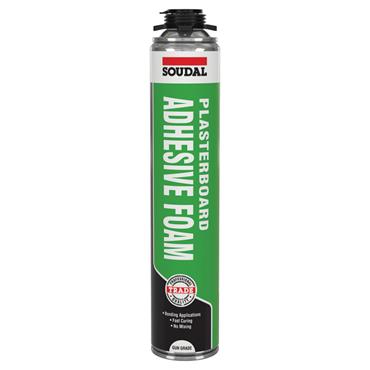 SOUDAL PLASTERBOARD ADHESIVE FOAM GREEN GUN GRADE