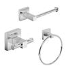 PIAVE MULTIPACK CHROME ROCE HOOK, TOWEL RING, ROLL HOLD