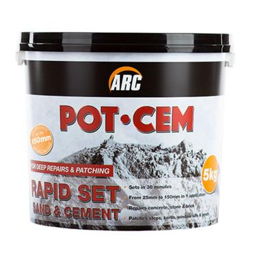 POT CEM RAPID SAND & CEMENT READY MIXED 5KG
