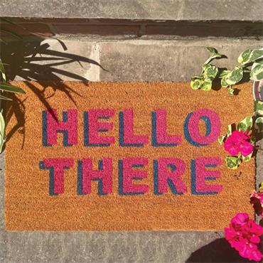 45X75CM HELLO THERE COCO OUTDOOR MAT