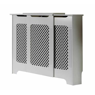 CLASSIC MEDIUM WHITE RADIATOR CABINET COVER