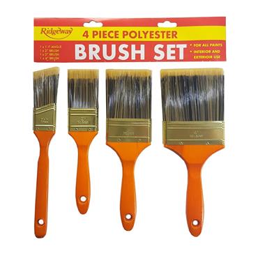 RIDGEWAY BRUSH SET [4 pc]