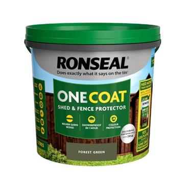 ONE COAT SHED & FENCE PROTECTOR FOREST GREEN