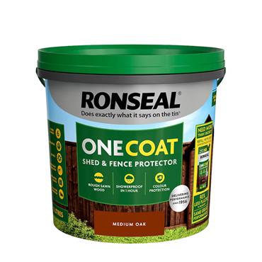 ONE COAT SHED & FENCE PROTECTOR MEDIUM OAK