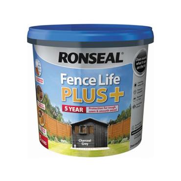 RONSEAL FENCE LIFE PLUS CHARCOAL GREY