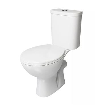 STRATA ECO Rim Close Coupled Pan, Cistern & Fittings