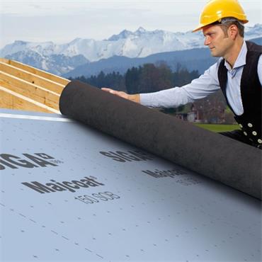 SIGA MAJCOAT 150 BREATHABLE FELT ADHESIVE TAPE 1.5MX50M