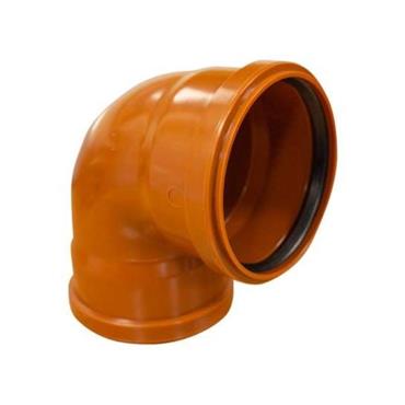 4``X87' knuckled DOUBLE COLLAR SEWER BEND(90/92D)