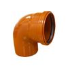 4``X87' knuckled SINGLE COLLAR SEWER BEND(90/92D)