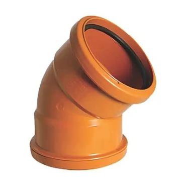 6``X45' DOUBLE COLLAR SEWER BEND