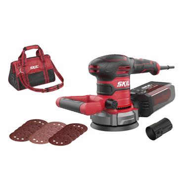 400W SKIL 125MM RANDOM ORBITAL SANDER AND SANDING PAPER