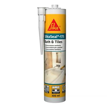 SIKASEAL -175 SANITARY BATH & TILE WHITE 300ML