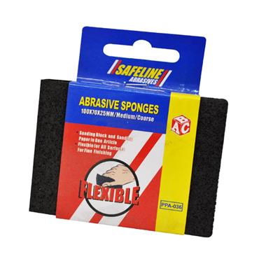 SANDING SPONGE MEDIUM/COARSE BLOCK