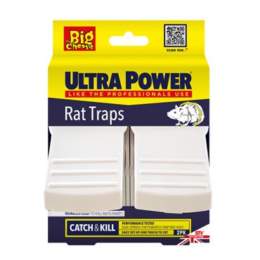 THE BIG CHEESE ULTRA RAT TRAPS-TWINPACK