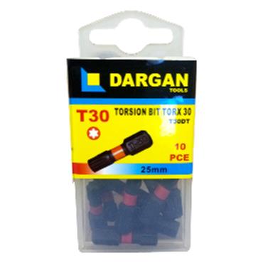 DARGAN 10PK T-3O TORX SCREWDRIVER BITS