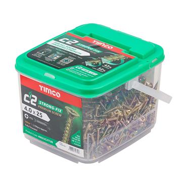 C2 Screw PZ2 CSK - ZYP (TUB) 4.0 x 25  (1,700)TUB