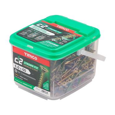 C2 Screw PZ2 CSK - ZYP (TUB) 5.0 x 60     (400)TUB