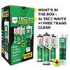 TEC7 TRADE PROMO PACK 3 WHITE + 1 CLEAR