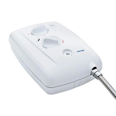 TRITON T80Z WHITE SHOWER MAINS FED