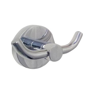 TEMA MALMO DOUBLE ROBE HOOK CHROME