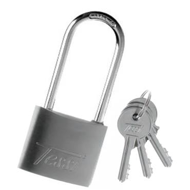 TESSI 40MM MARINE PADLOCK S/S LONG SHACKLE