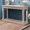 SCROLL CONSOLE TABLE WARM GREY 130CM