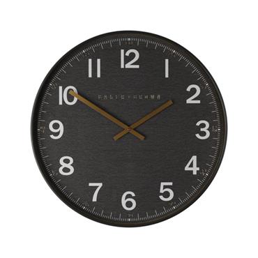BAKER AND BROWN STATION CLOCK BLACK 50CM