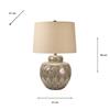 RINA CERAMIC TABLE LAMP 68CM