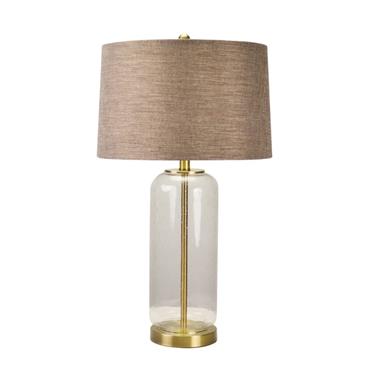 VINCENZA GLASS TABLE LAMP 73CM