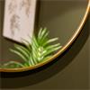 MODENA ROUND WALL MIRROR GOLD 60CM