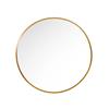 MODENA ROUND WALL MIRROR GOLD 60CM