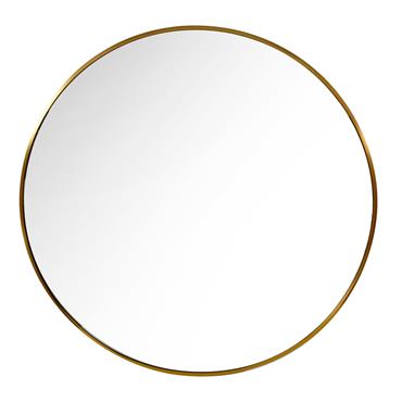 MODENA ROUND WALL MIRROR GOLD 90CM