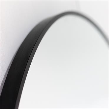 MODENA ROUND WALL MIRROR BLACK 90CM