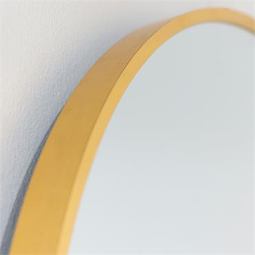 MODENA OVAL WALL MIRROR GOLD 60X90CM