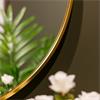 MODENA OVAL WALL MIRROR GOLD 60X90CM