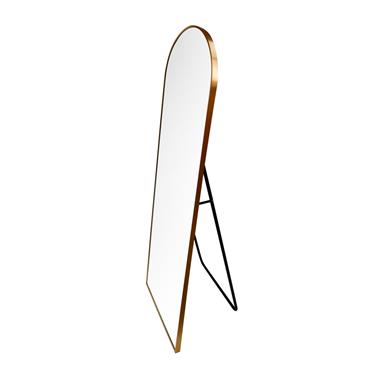MODENA FLOOR STANDING MIRROR GOLD 160CM