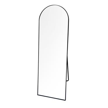 MODENA FLOOR STANDING MIRROR BLACK 160CM