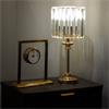 IMOGEN GLASS LAMP GOLD 40CM