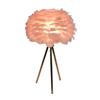 PINK FEATHER TABLE LAMP 50CM
