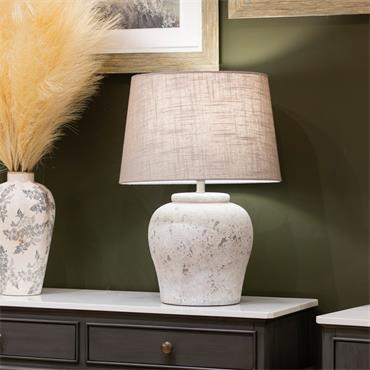 ETHAN STONE TABLE LAMP 52CM