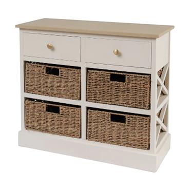 RENO 2 DRAWER AND 4 BASKET UNIT