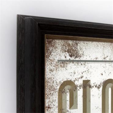 MIRROR SIGN GLASSHOUSE COCKTAIL MENU 117CM