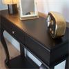 SCROLL BLACK CONSOLE TABLE 90CM
