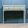 MONROE 2 DRAWER CONSOLE WITH MARBLE TOP SAGE