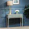 MONROE 2 DRAWER CONSOLE WITH MARBLE TOP SAGE