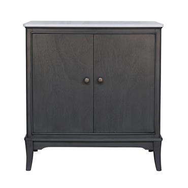 MONROE 2 DOOR CABINET WITH MARBLE TOP