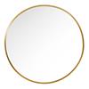 MODENA ROUND WALL MIRROR GOLD 120CM