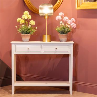 CARSON 2 DRAWER CONSOLE TABLE