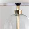 BELLA GLASS LAMP GOLD 45CM